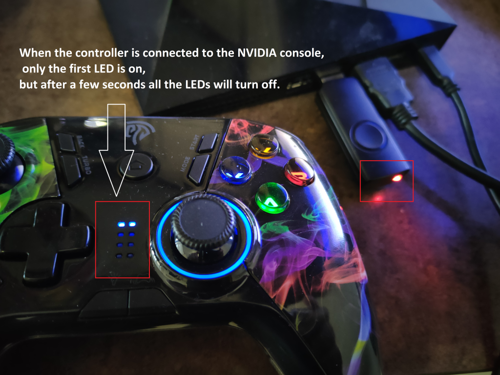 nvidia shield controller wont connect